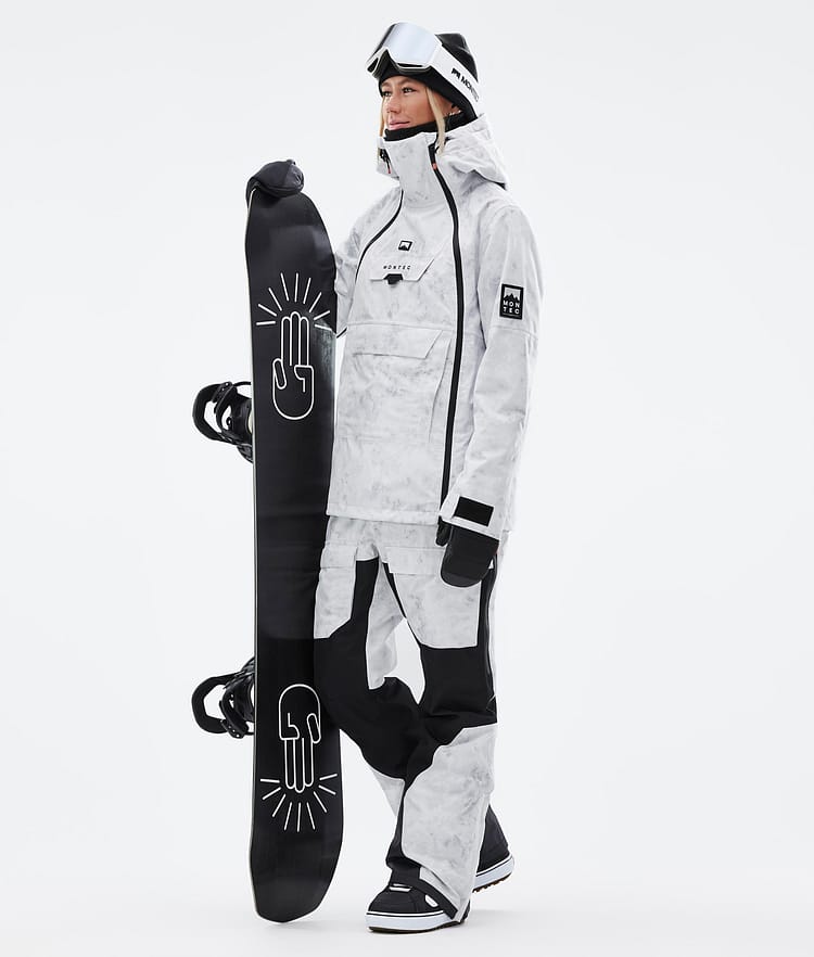 Montec Doom W Snowboardjakke Dame White Tiedye Renewed, Bilde 3 av 11