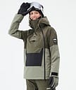 Montec Doom W Skijakke Dame Olive Green/Black/Greenish