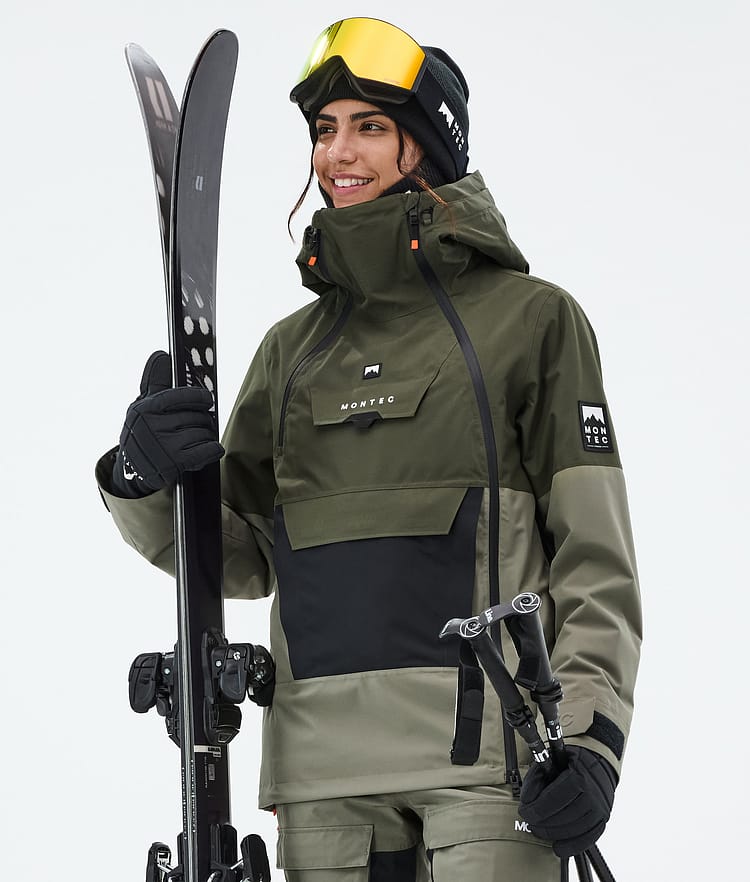 Montec Doom W Skijakke Dame Olive Green/Black/Greenish, Bilde 1 av 11