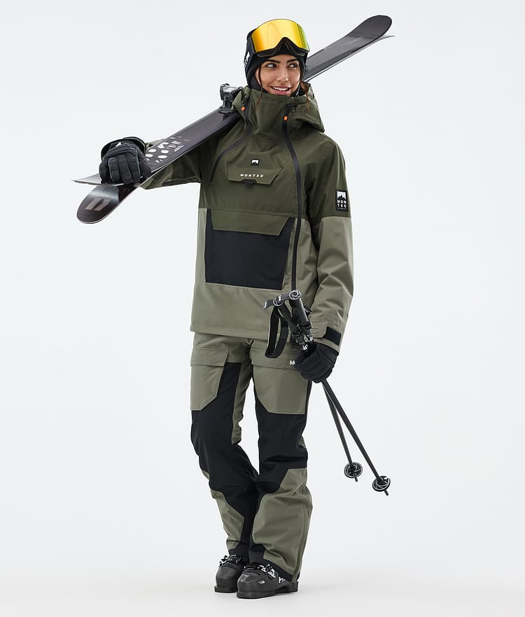 Montec Doom W Skijakke Dame Olive Green/Black/Greenish, Bilde 3 av 11