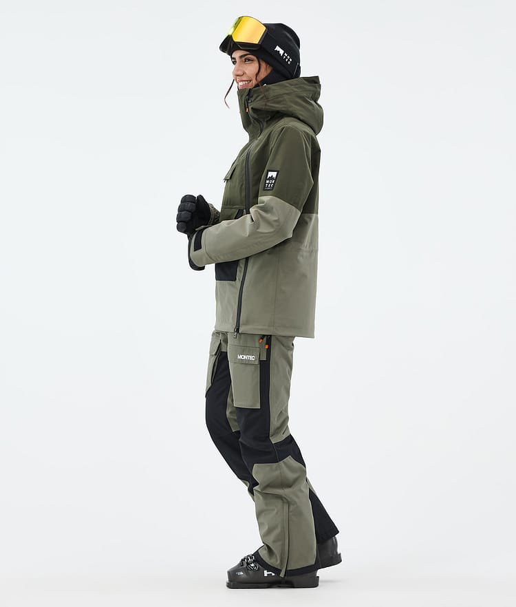Montec Doom W Skijakke Dame Olive Green/Black/Greenish, Bilde 4 av 11