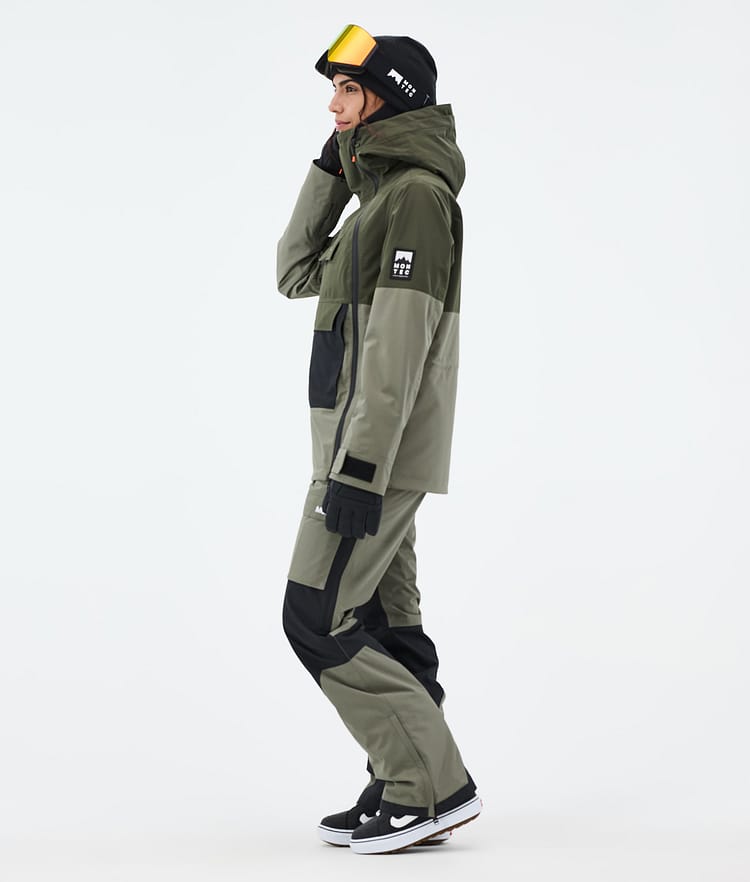 Montec Doom W Snowboardjakke Dame Olive Green/Black/Greenish Renewed, Bilde 4 av 11