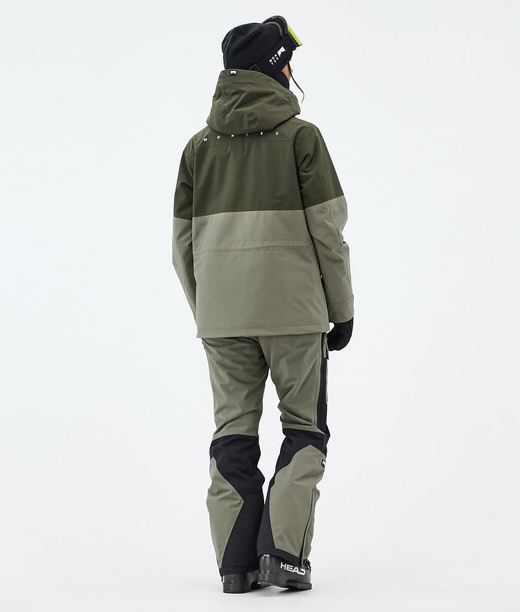 Montec Doom W Skijakke Dame Olive Green/Black/Greenish, Bilde 5 av 11