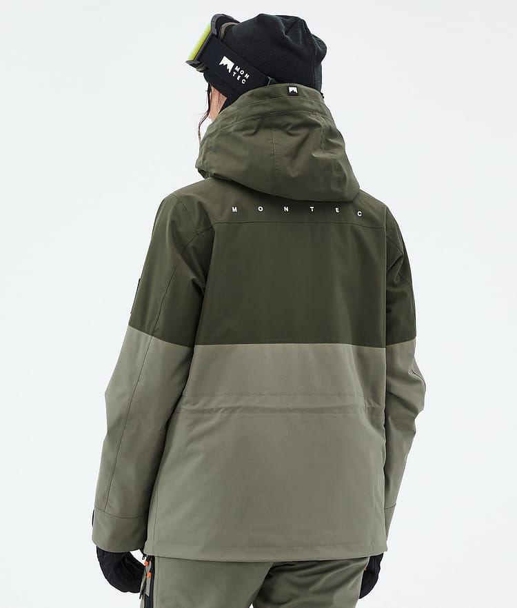 Montec Doom W Snowboardjakke Dame Olive Green/Black/Greenish Renewed, Bilde 7 av 11
