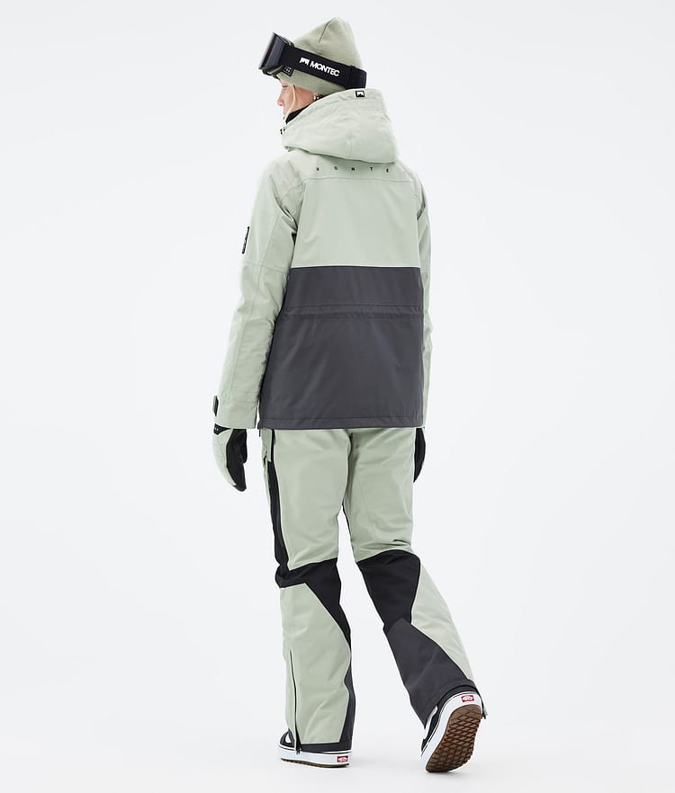 Montec Doom W Snowboardjakke Dame Soft Green/Black/Phantom, Bilde 5 av 11