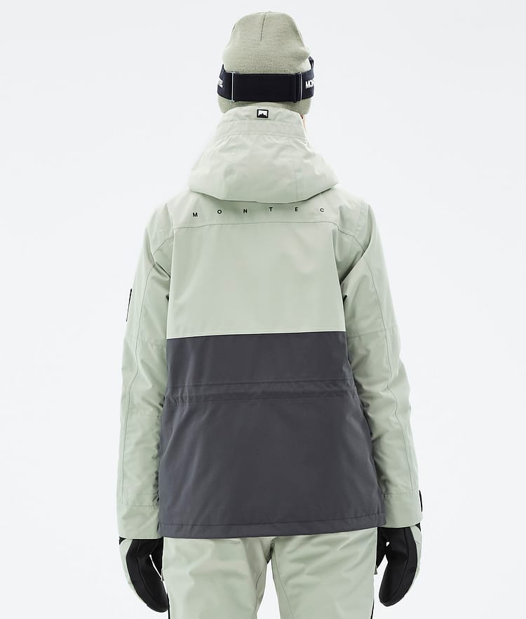 Montec Doom W Snowboardjakke Dame Soft Green/Black/Phantom, Bilde 7 av 11