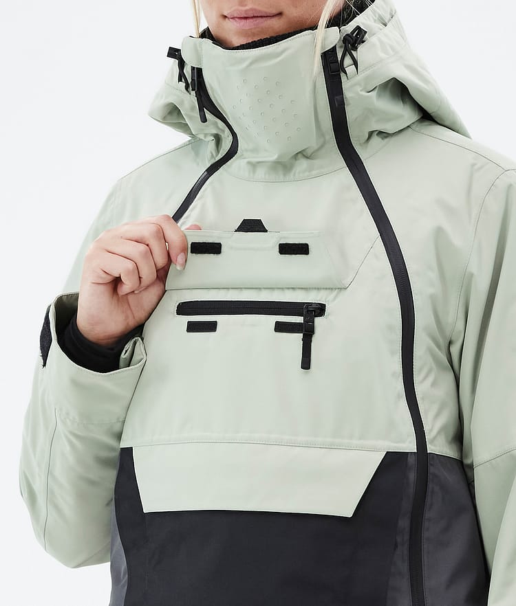 Montec Doom W Snowboardjakke Dame Soft Green/Black/Phantom, Bilde 10 av 11