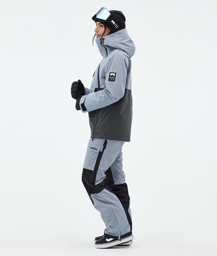 Montec Doom W Snowboardjakke Dame Soft Blue/Black/Phantom Renewed, Bilde 4 av 11