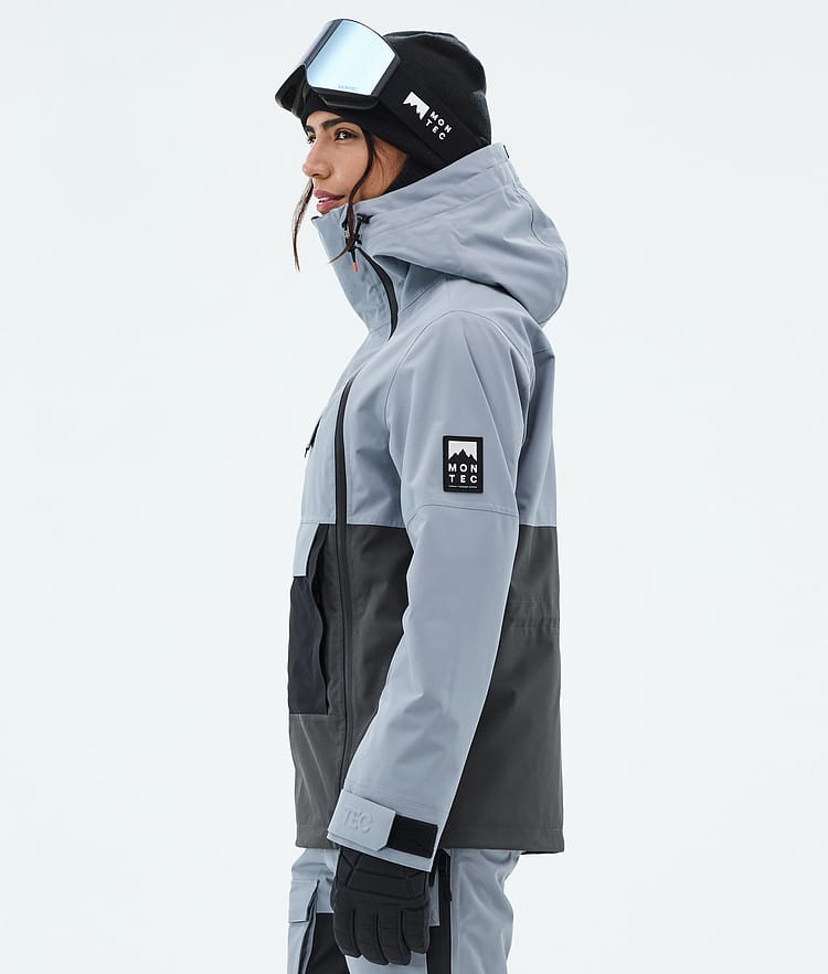 Montec Doom W Snowboardjakke Dame Soft Blue/Black/Phantom Renewed, Bilde 6 av 11