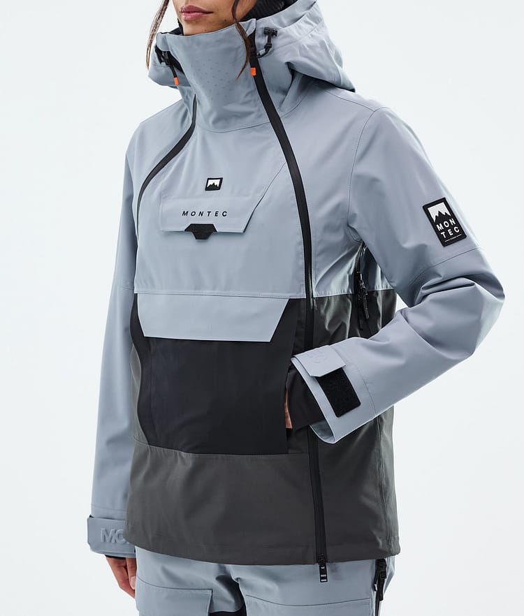 Montec Doom W Snowboardjakke Dame Soft Blue/Black/Phantom Renewed, Bilde 8 av 11