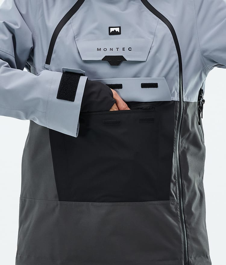 Montec Doom W Snowboardjakke Dame Soft Blue/Black/Phantom Renewed, Bilde 9 av 11