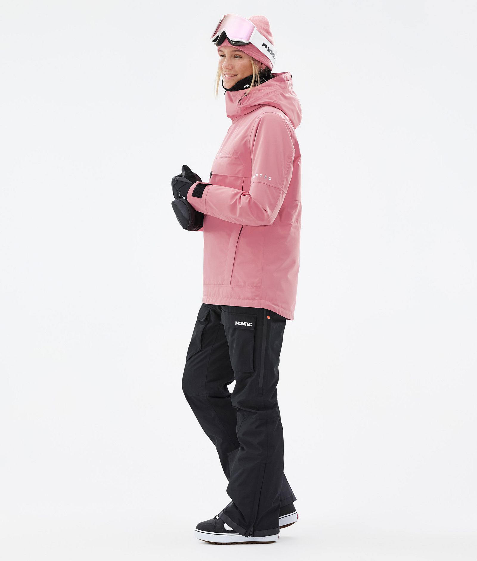 Montec Dune W Snowboardjakke Dame Pink Renewed, Bilde 5 av 10