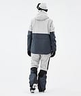 Montec Dune W Skijakke Dame Light Grey/Black/Metal Blue, Bilde 5 av 9