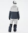 Montec Dune W Snowboardjakke Dame Light Grey/Black/Metal Blue Renewed, Bilde 5 av 9