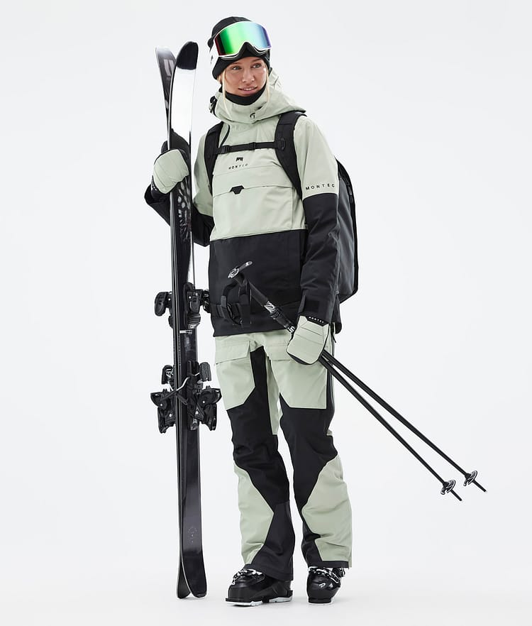 Montec Dune W Skijakke Dame Soft Green/Black, Bilde 3 av 9