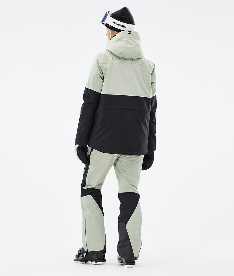 Montec Dune W Skijakke Dame Soft Green/Black, Bilde 5 av 9