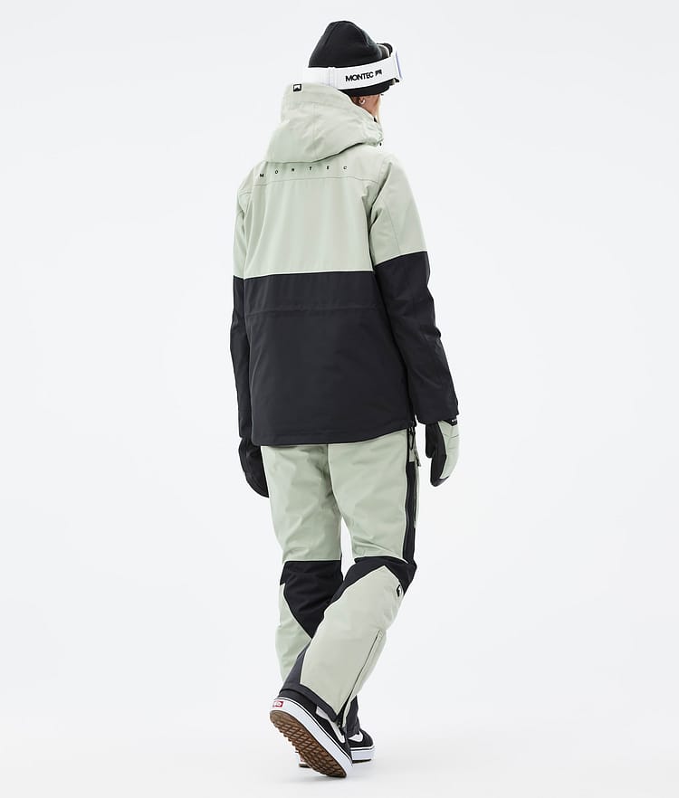 Montec Dune W Snowboardjakke Dame Soft Green/Black, Bilde 5 av 9