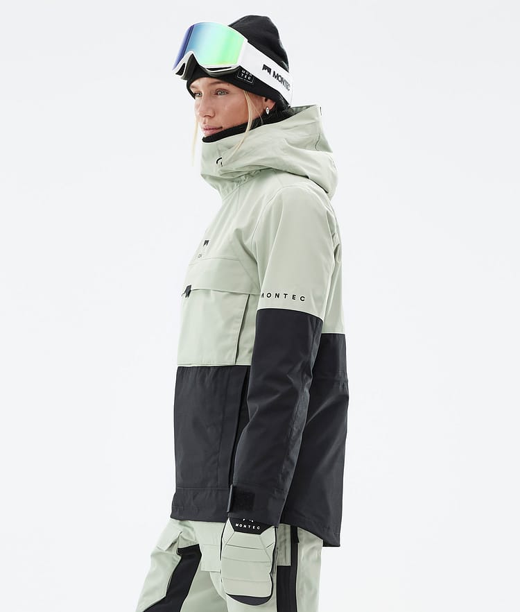 Montec Dune W Snowboardjakke Dame Soft Green/Black, Bilde 6 av 9