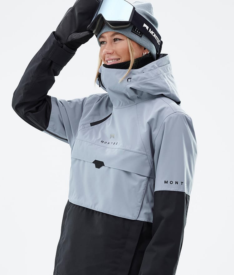 Montec Dune W Snowboardjakke Dame Soft Blue/Black