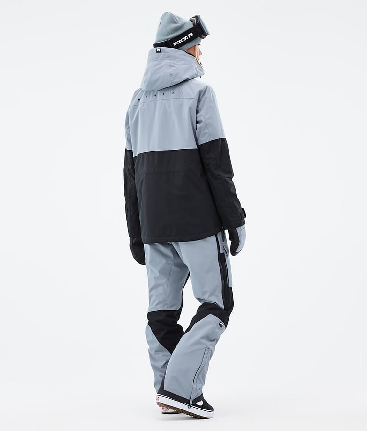 Montec Dune W Snowboardjakke Dame Soft Blue/Black Renewed, Bilde 5 av 9