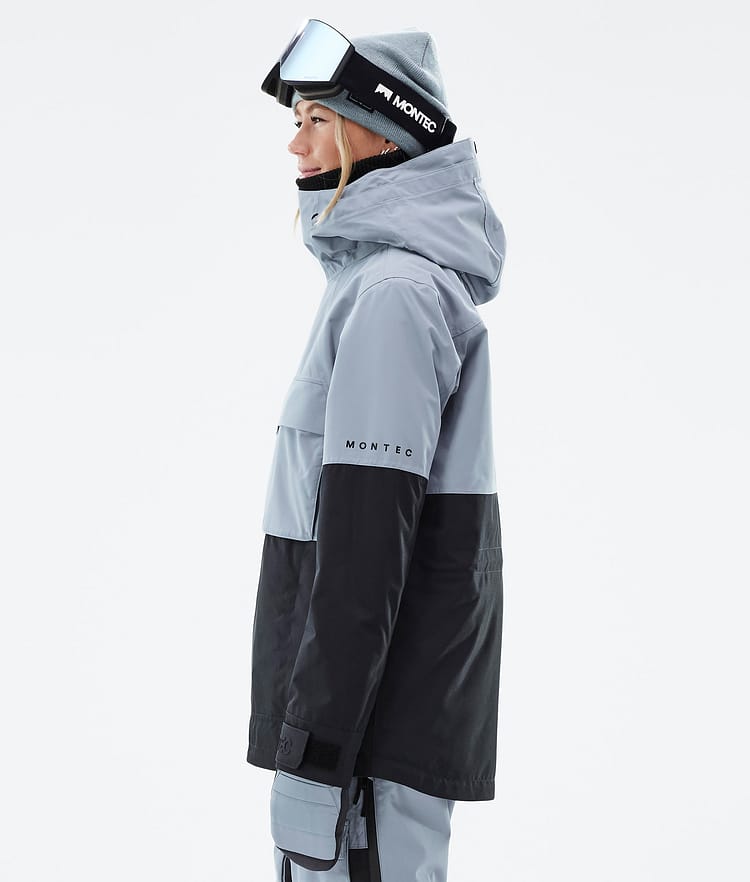 Montec Dune W Snowboardjakke Dame Soft Blue/Black Renewed, Bilde 6 av 9