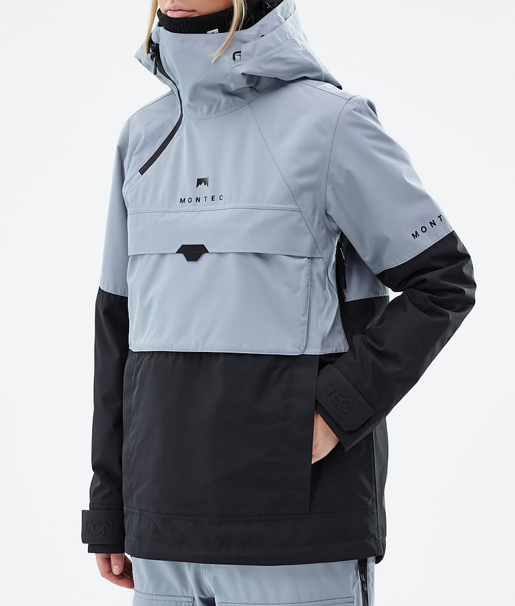 Montec Dune W Snowboardjakke Dame Soft Blue/Black Renewed, Bilde 8 av 9