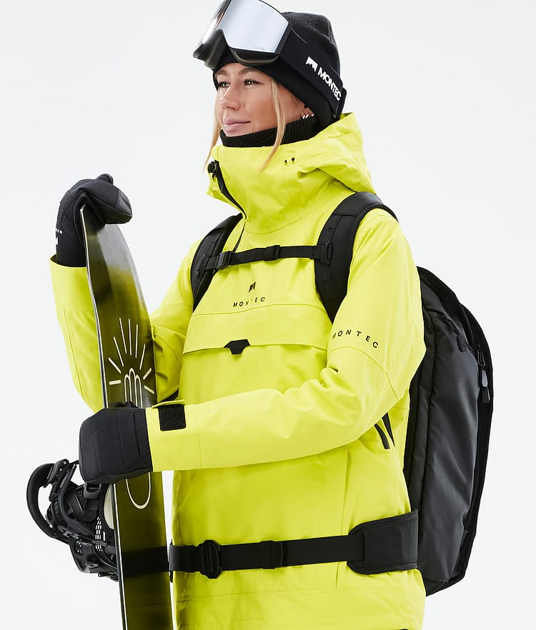 Montec Dune W Snowboardjakke Dame Bright Yellow, Bilde 2 av 9