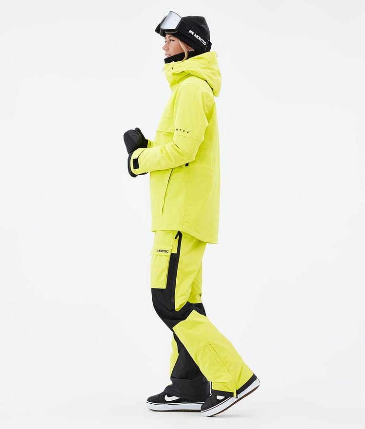 Montec Dune W Snowboardjakke Dame Bright Yellow