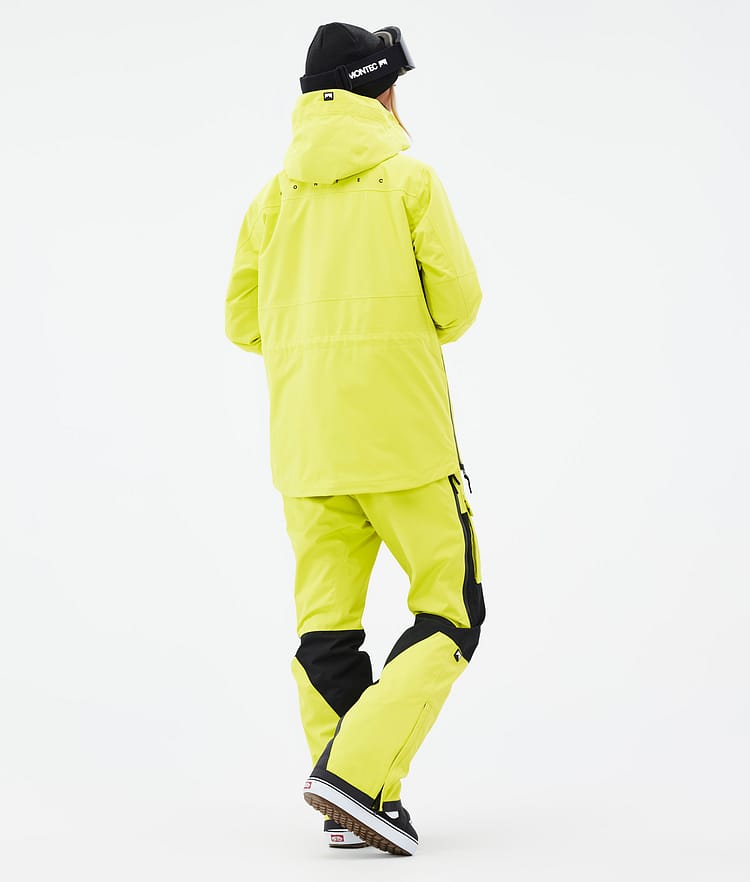 Montec Dune W Snowboardjakke Dame Bright Yellow, Bilde 5 av 9