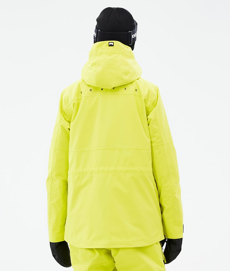 Montec Dune W Snowboardjakke Dame Bright Yellow, Bilde 7 av 9