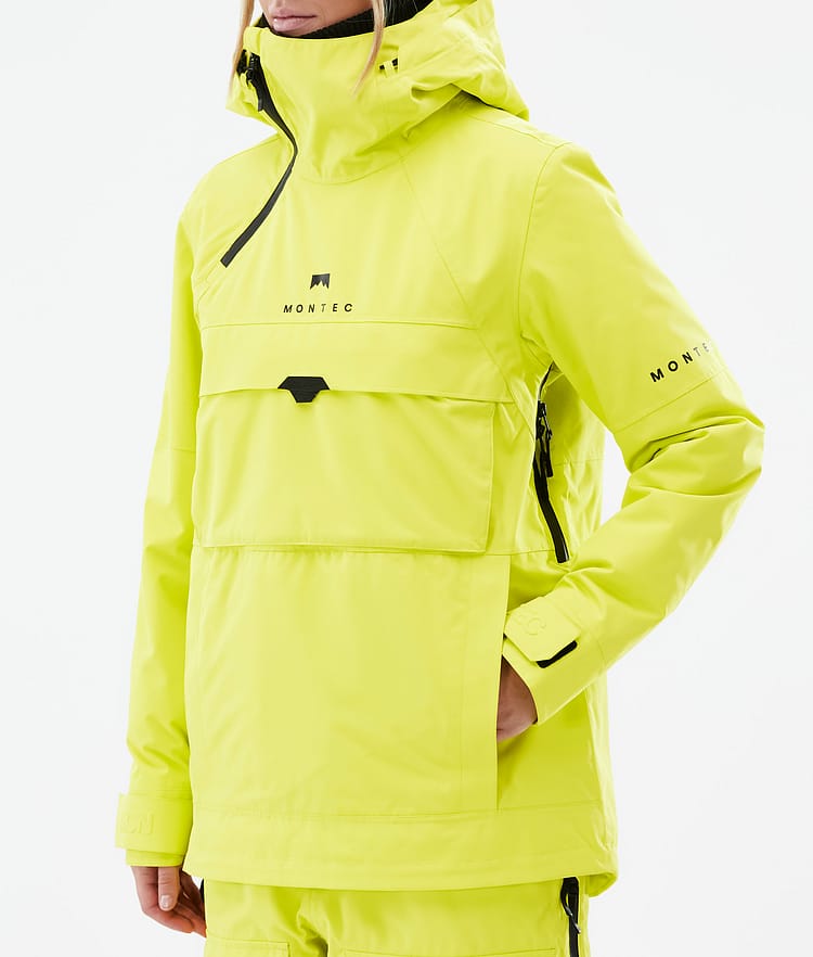 Montec Dune W Snowboardjakke Dame Bright Yellow, Bilde 8 av 9