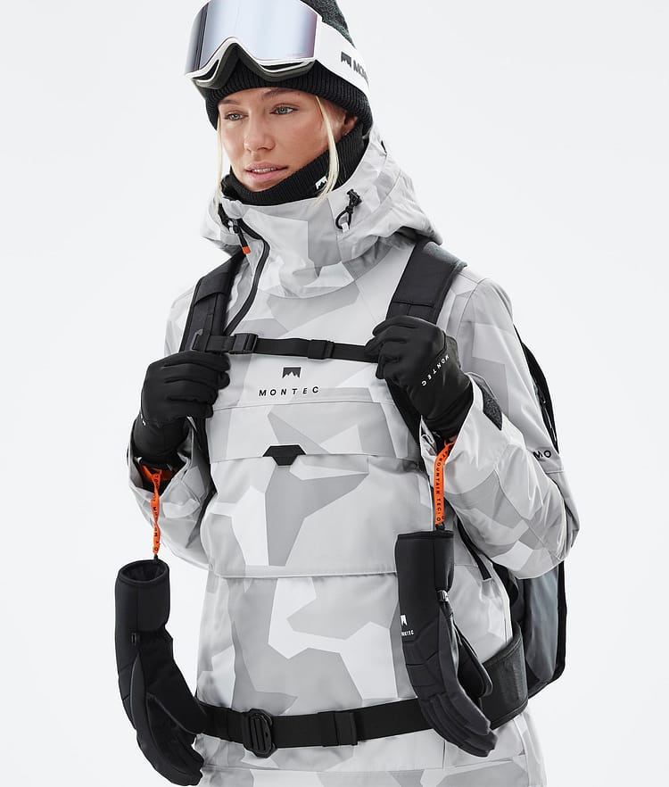 Montec Dune W Snowboardjakke Dame Snow Camo Renewed, Bilde 2 av 9