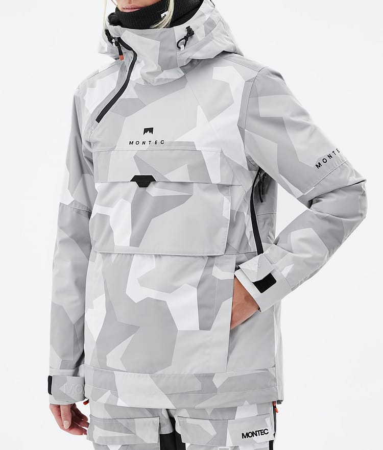 Montec Dune W Skijakke Dame Snow Camo