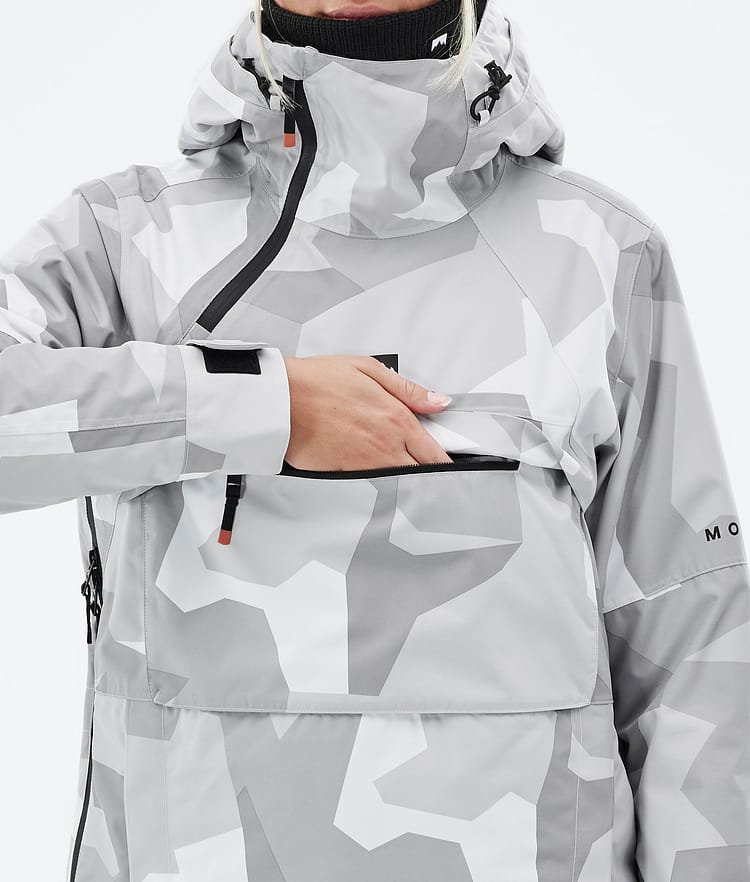 Montec Dune W Skijakke Dame Snow Camo