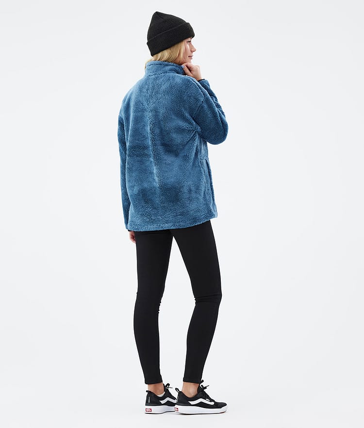 Dope Pile W 22 Fleecegenser Dame Blue Steel, Bilde 4 av 8