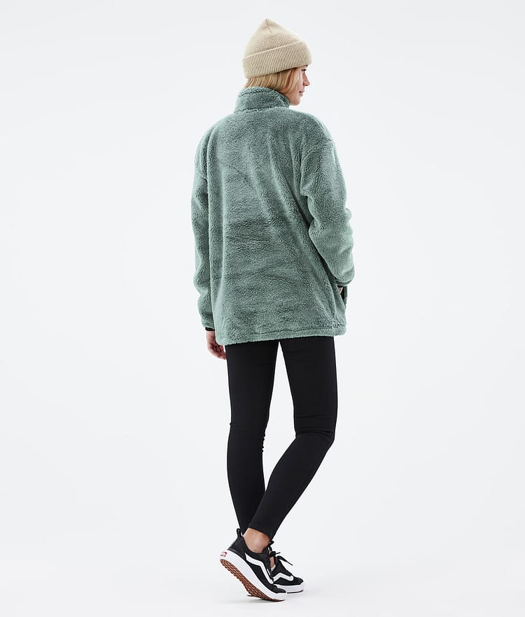 Dope Pile W 2022 Fleecegenser Dame Faded Green, Bilde 4 av 8