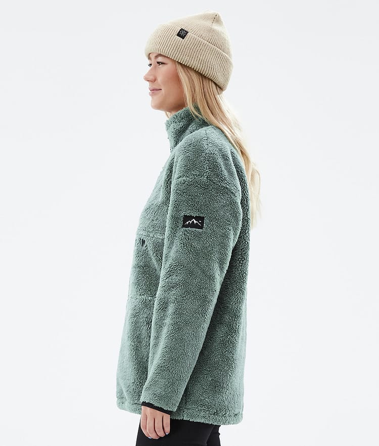 Dope Pile W 2022 Fleecegenser Dame Faded Green, Bilde 5 av 8
