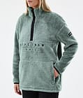 Dope Pile W 2022 Fleecegenser Dame Faded Green, Bilde 7 av 8
