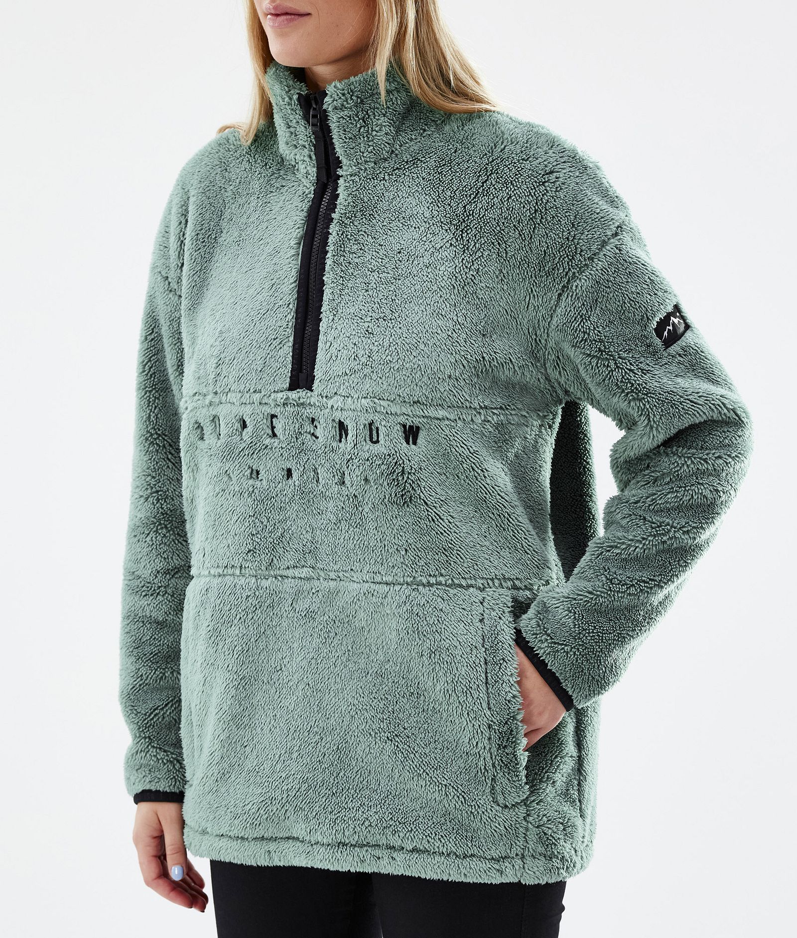 Dope Pile W 2022 Fleecegenser Dame Faded Green, Bilde 7 av 8