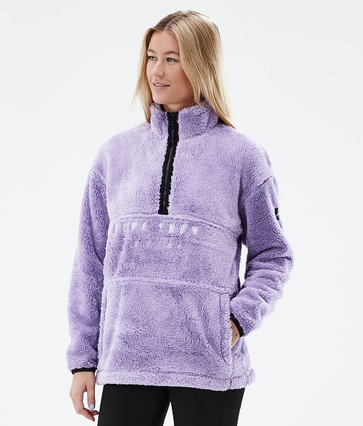 Dope Pile W 22 Fleecegenser Dame Faded Violet