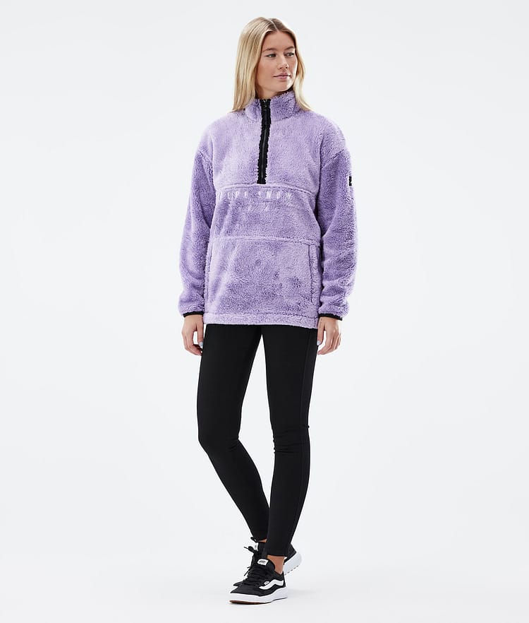 Dope Pile W 22 Fleecegenser Dame Faded Violet, Bilde 3 av 8