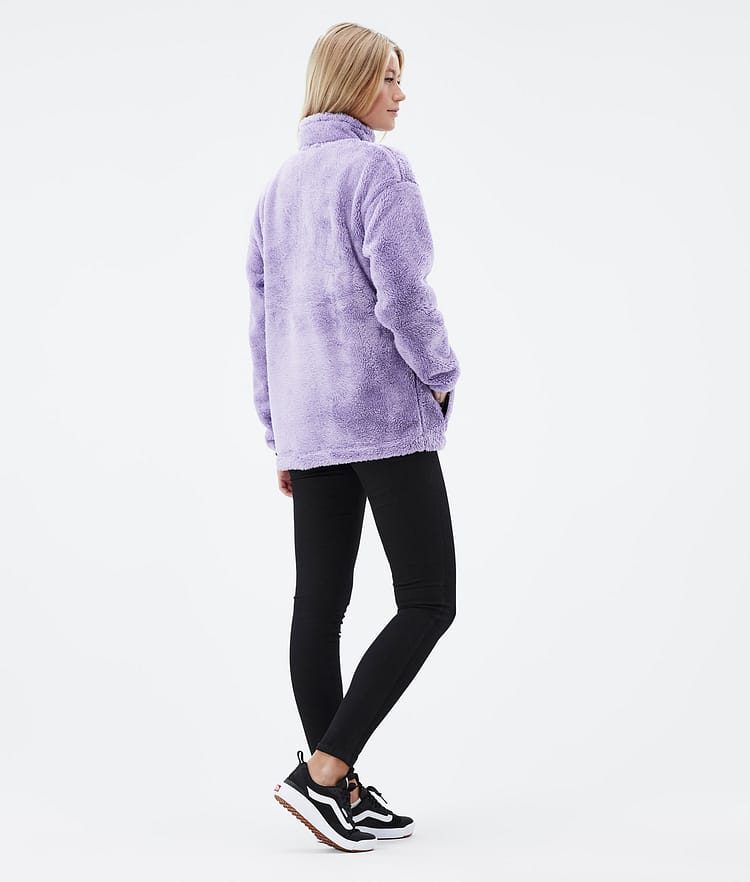 Dope Pile W 22 Fleecegenser Dame Faded Violet, Bilde 4 av 8