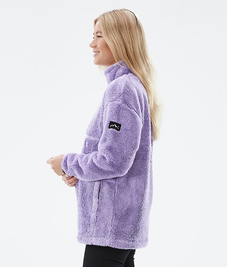 Dope Pile W 22 Fleecegenser Dame Faded Violet, Bilde 5 av 8