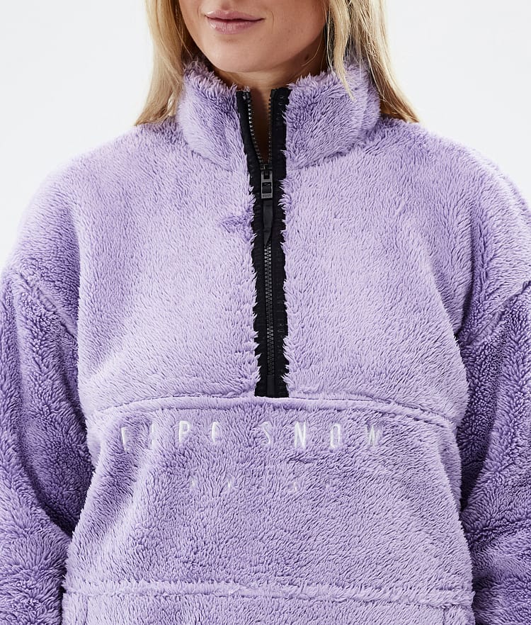 Dope Pile W 22 Fleecegenser Dame Faded Violet, Bilde 8 av 8