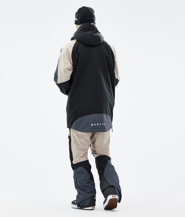 Montec Apex Snowboardjakke Herre Metal Blue/Black/Sand, Bilde 5 av 10