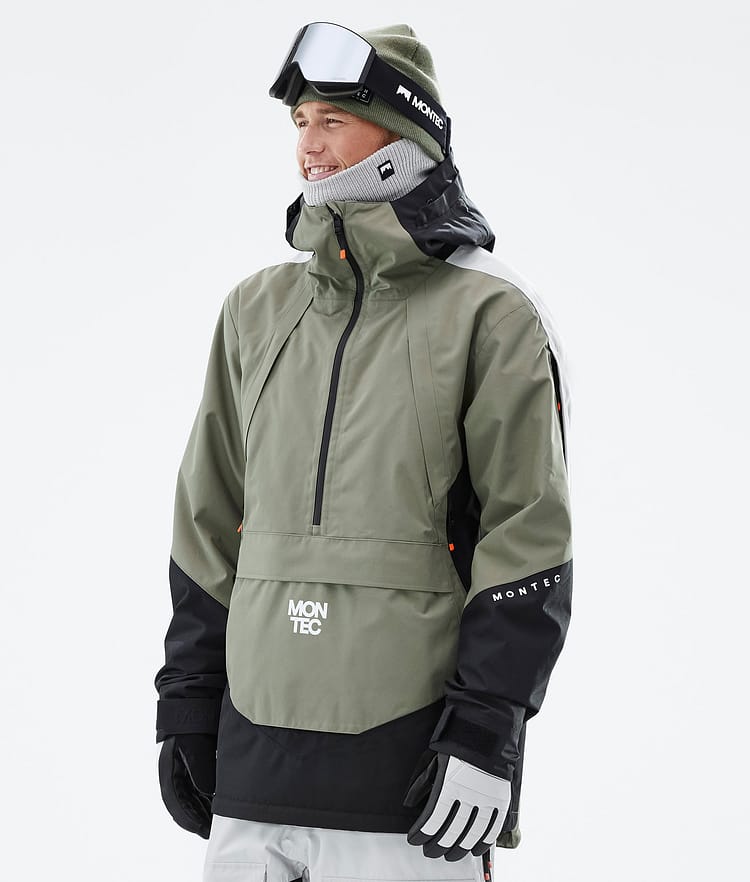 Montec Apex Snowboardjakke Herre Greenish/Black/Light Grey, Bilde 1 av 10