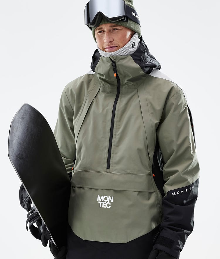 Montec Apex Snowboardjakke Herre Greenish/Black/Light Grey, Bilde 2 av 10
