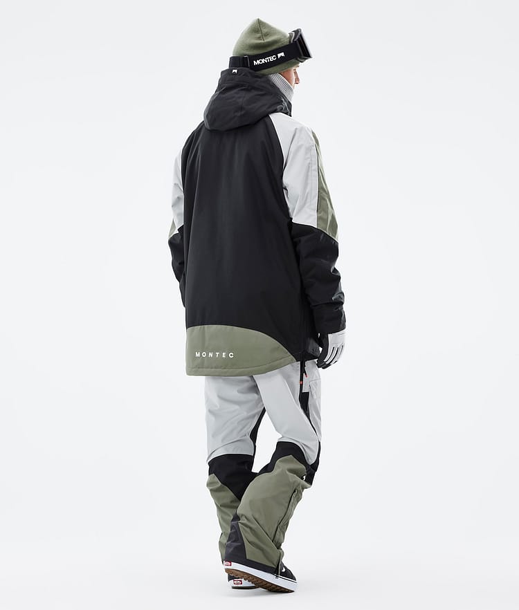 Montec Apex Snowboardjakke Herre Greenish/Black/Light Grey