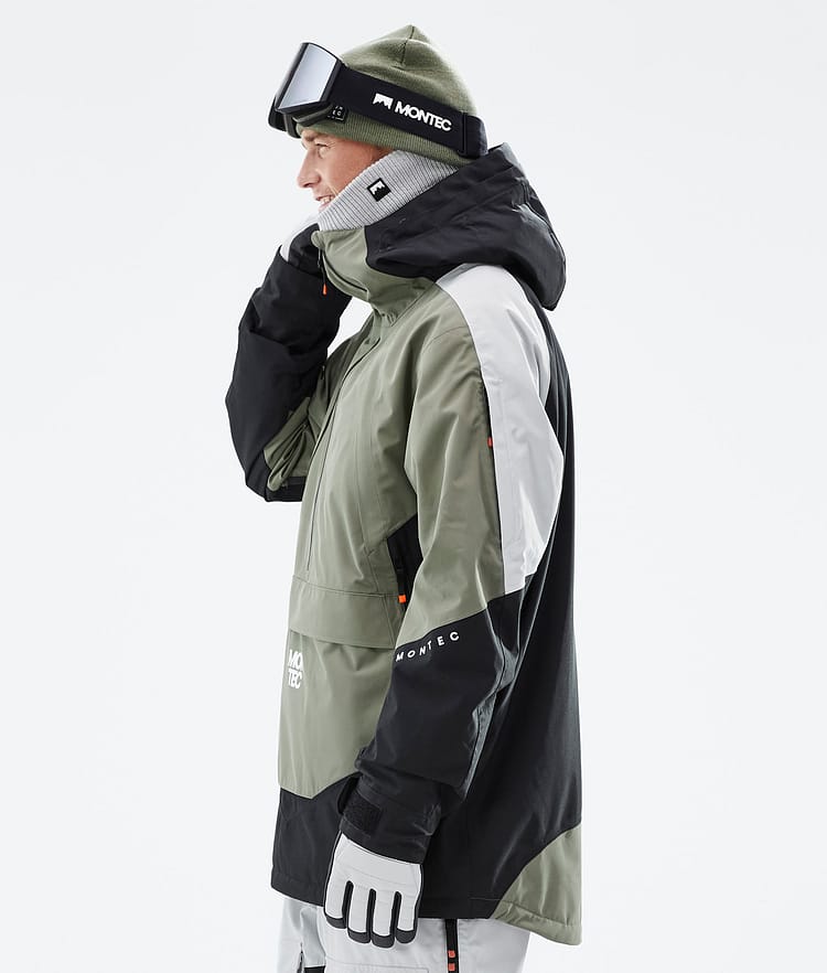 Montec Apex Snowboardjakke Herre Greenish/Black/Light Grey, Bilde 6 av 10
