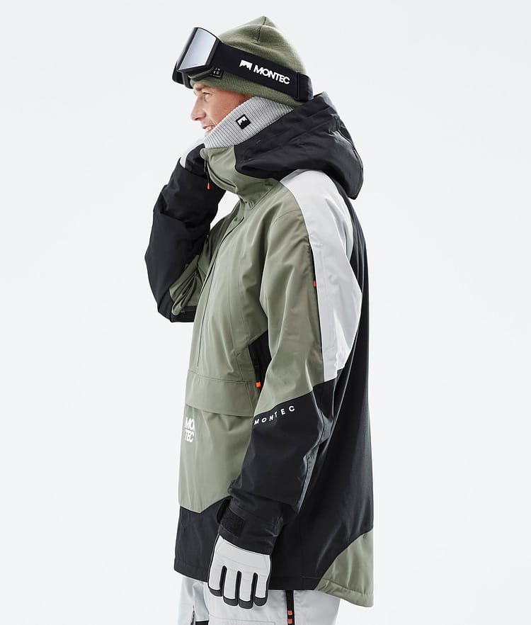 Montec Apex Snowboardjakke Herre Greenish/Black/Light Grey